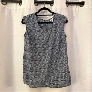 Patterned Sleeveless Top